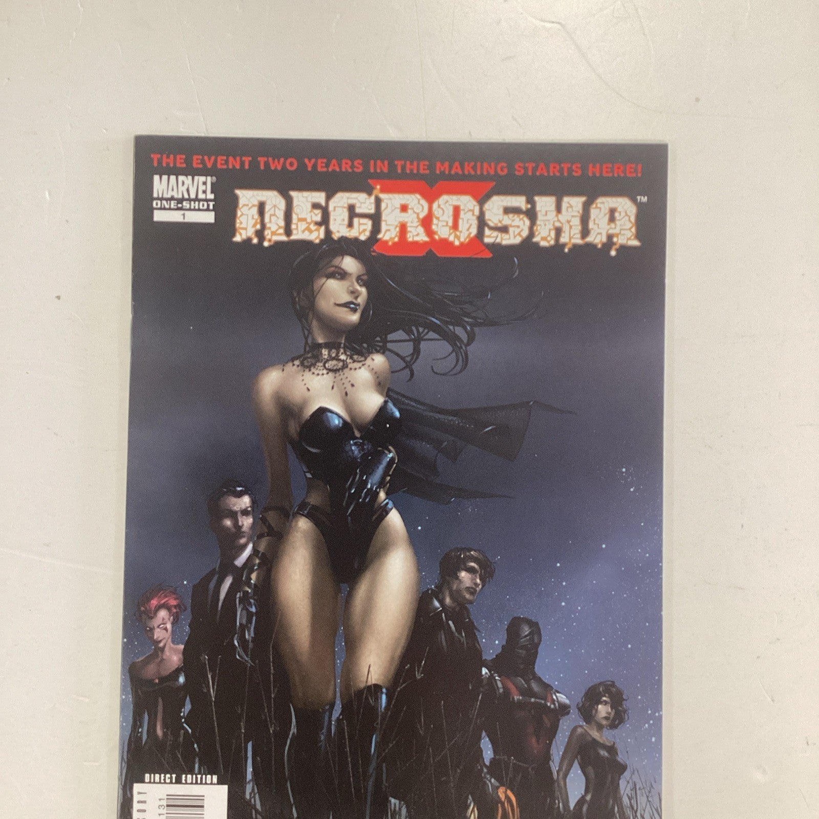 X Necrosha One-shot 2009 VF 2nd Printing Variant Clayton Crain1