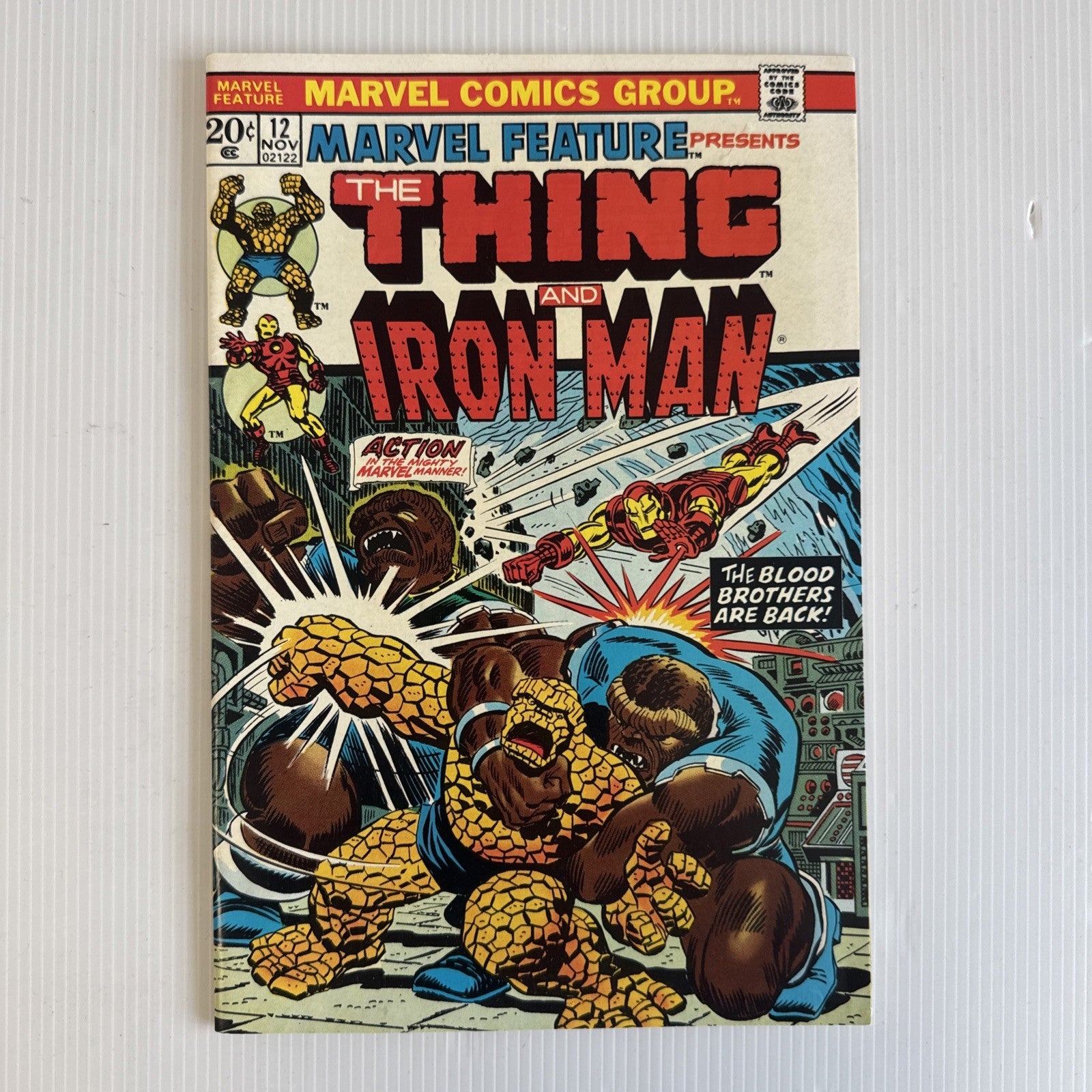 Marvel Feature #12 1973 VF Thing Iron Man0