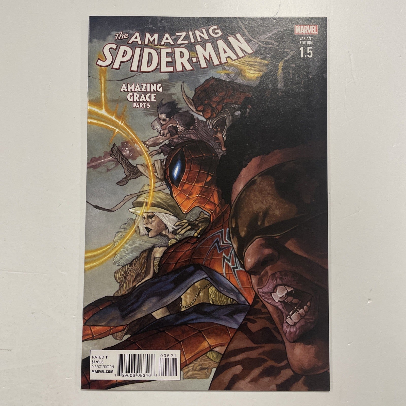 Amazing Spider-man #1.5 2016 NM Simone Bianchi 1:25 Variant Cover0