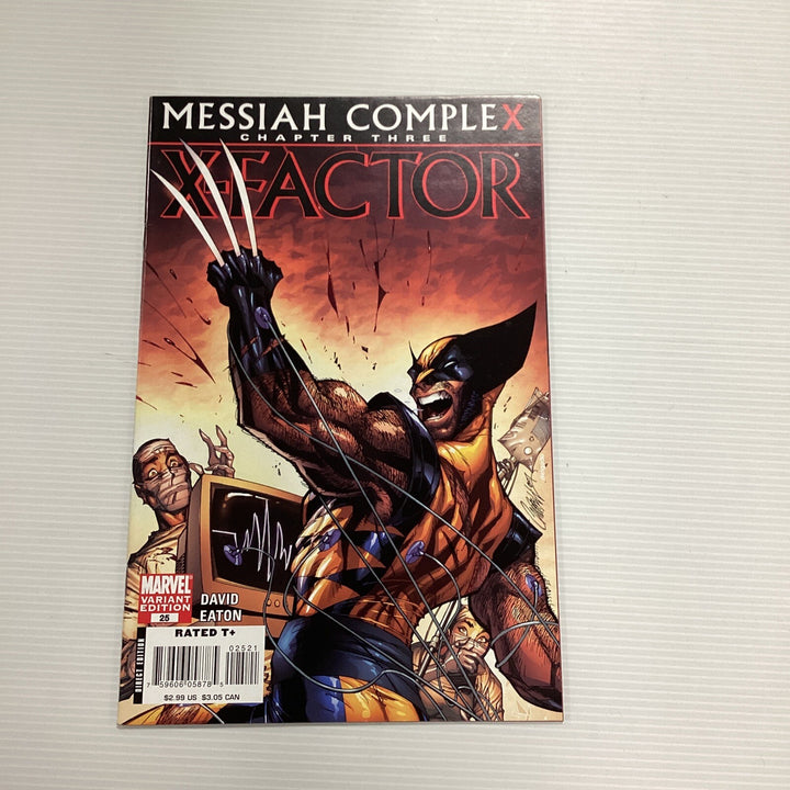 X-factor #25 2008 NM 1:20 J. Scott Campbell Retail Variant0