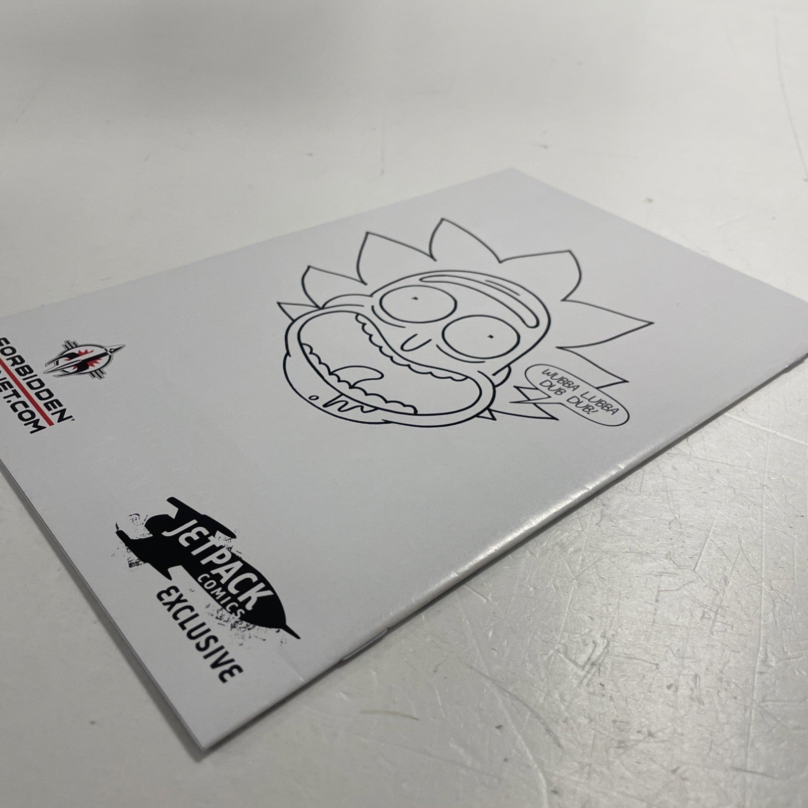 Rick and Morty #1 2017 Forbidden Planet BW Var Signed and Sketched (to Lewis) **7