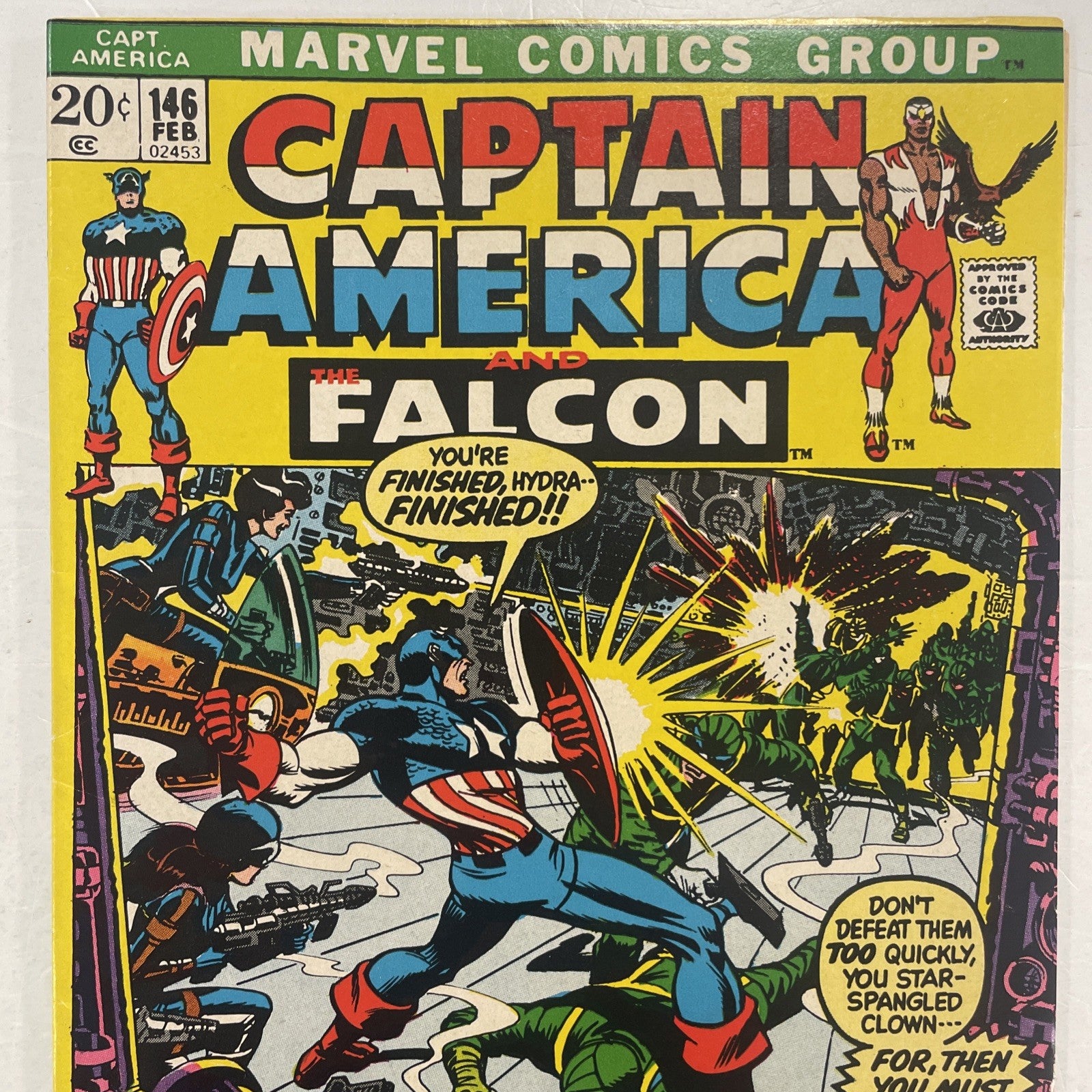 Captain America #146 1972 FN/VF1