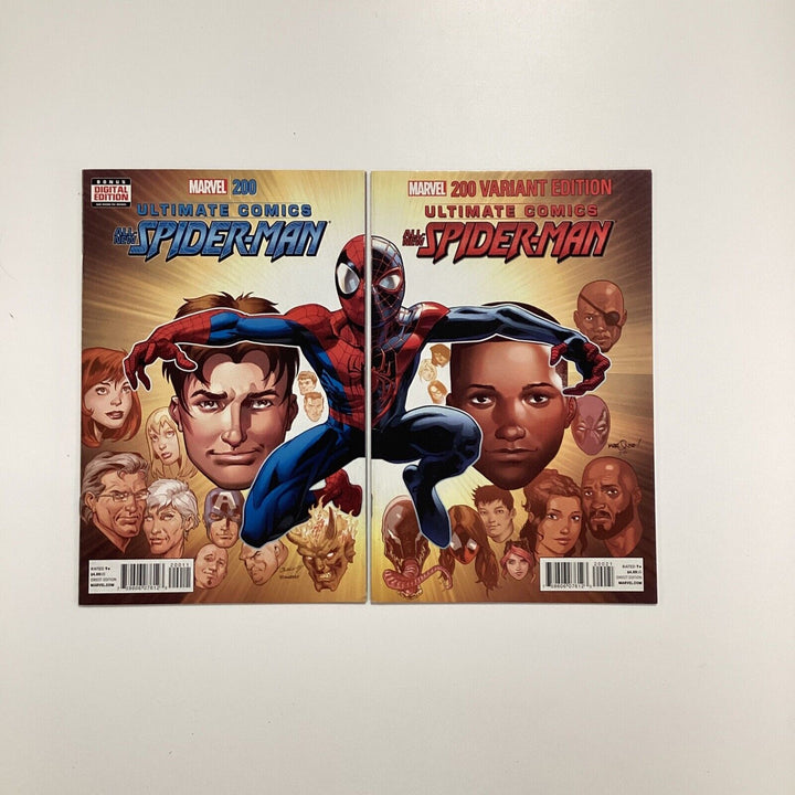 Ultimate Comics All-New Spider-man #200 2014 NM Peter Parker Miles Morales x2