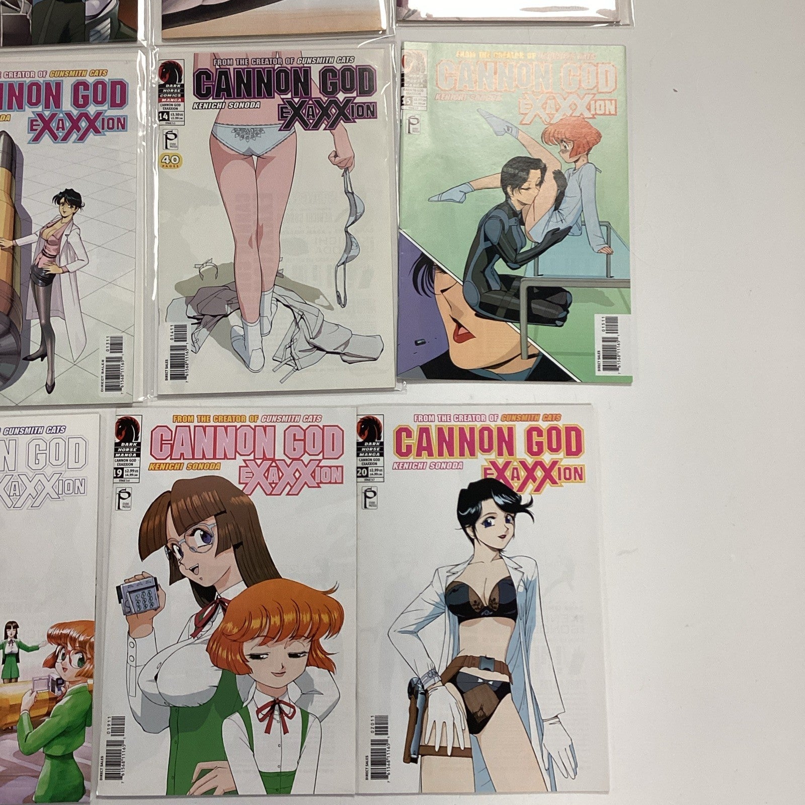 Cannon God Exaxxion #1-20 2001 Complete Set mid-high to high grades6