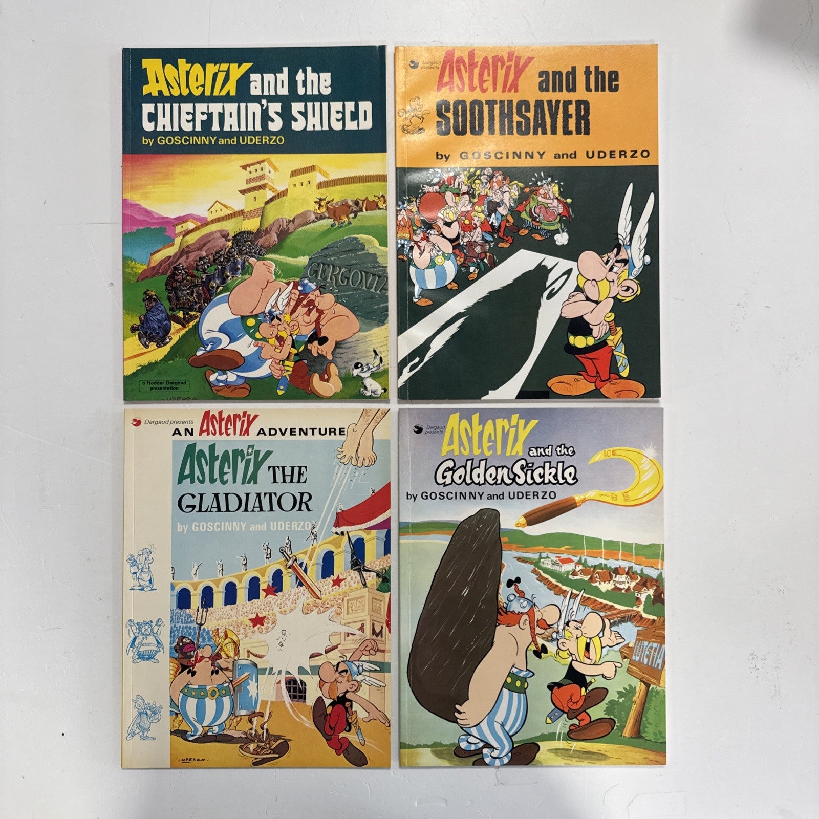 Asterix 13 Books 1970s - 80s earlier prints Goscinny Uderzo **4