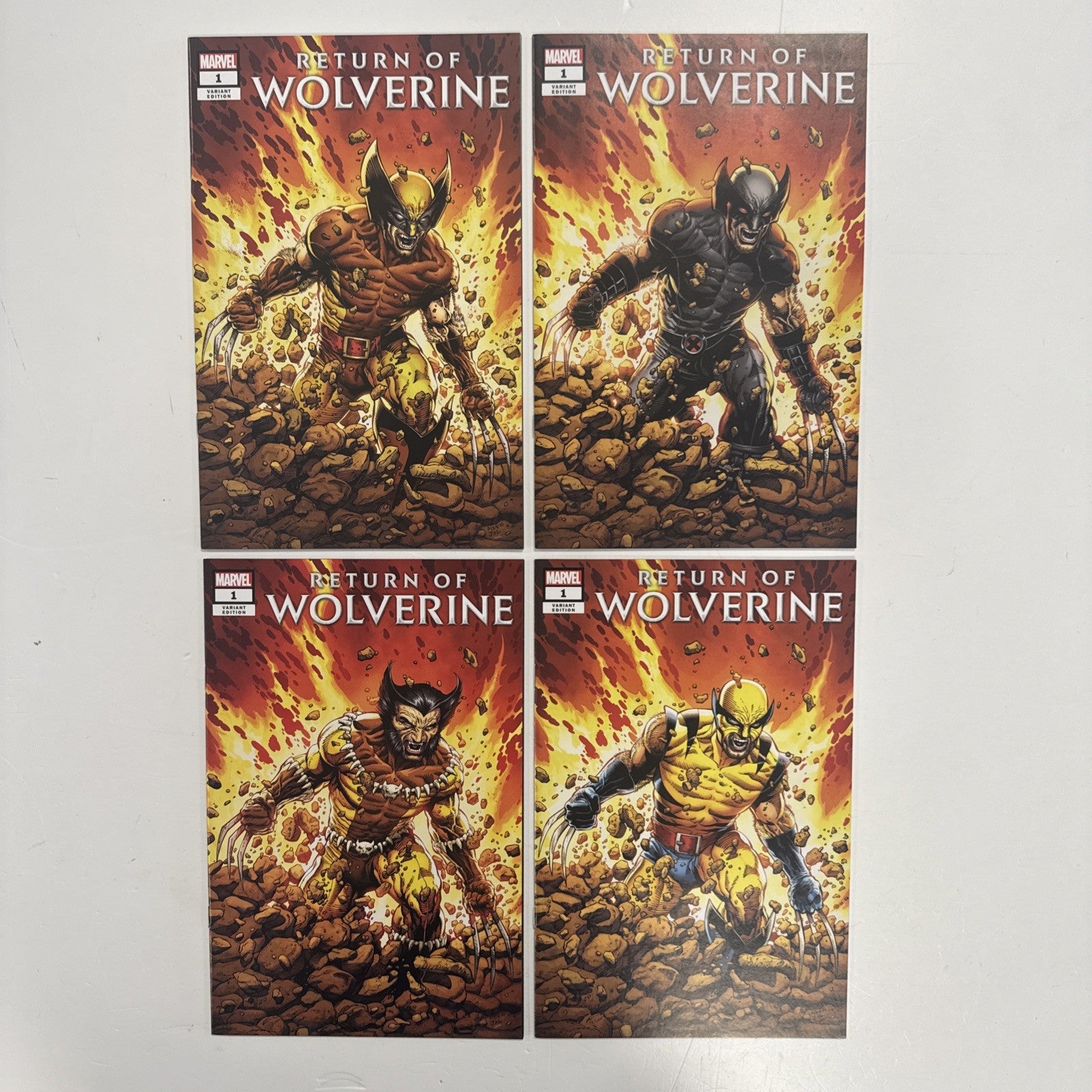 Return Of Wolverine #1 2018 NM McnivenSuit Variants X40