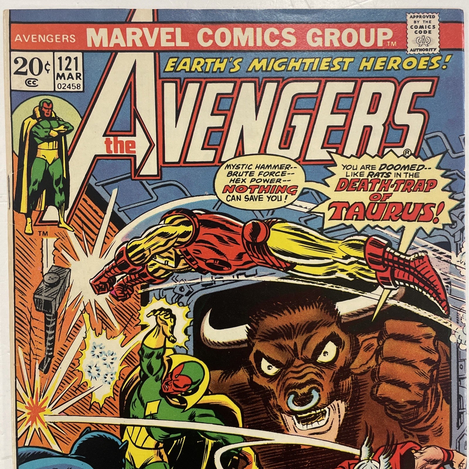 The Avengers #121 1974 VF1