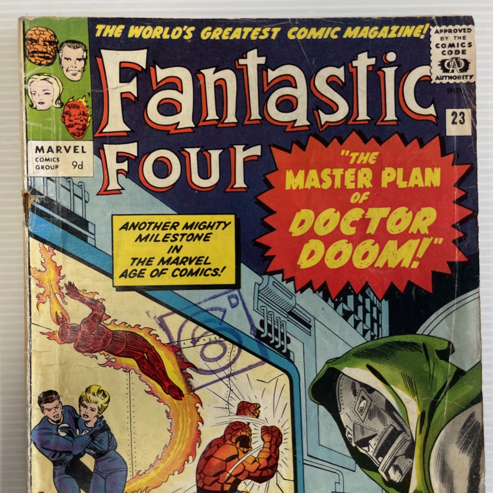 Fantastic Four #23 1964 GD+ Doctor Doom Appearance Pence Copy1