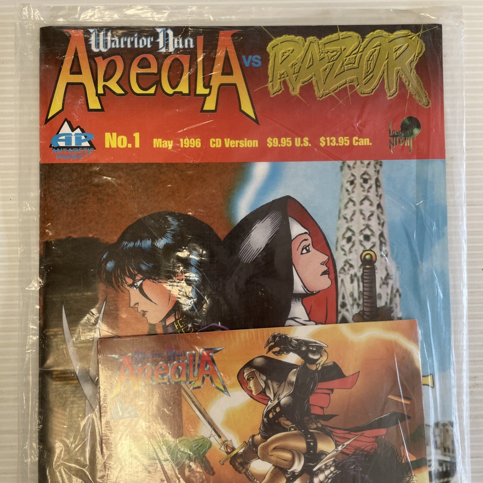 Areala vs Razor #1 1996 inc. CD Sealed AP Antarctic Press1