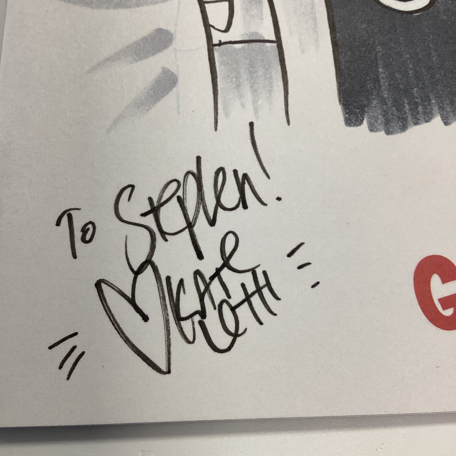 Bravest Warriors #25 2014 Original Sketch by Kate Leth signed "To Stephen"7