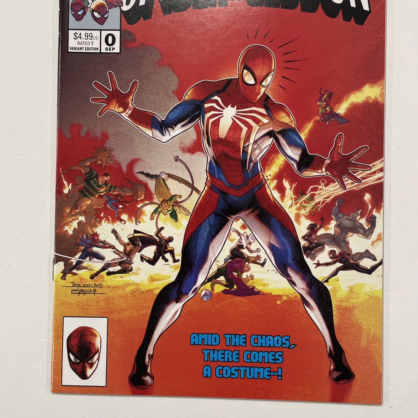 Spider-geddon #0 2018 NM Campbell Secret Wars #8 cover Homage Variant Edition (22
