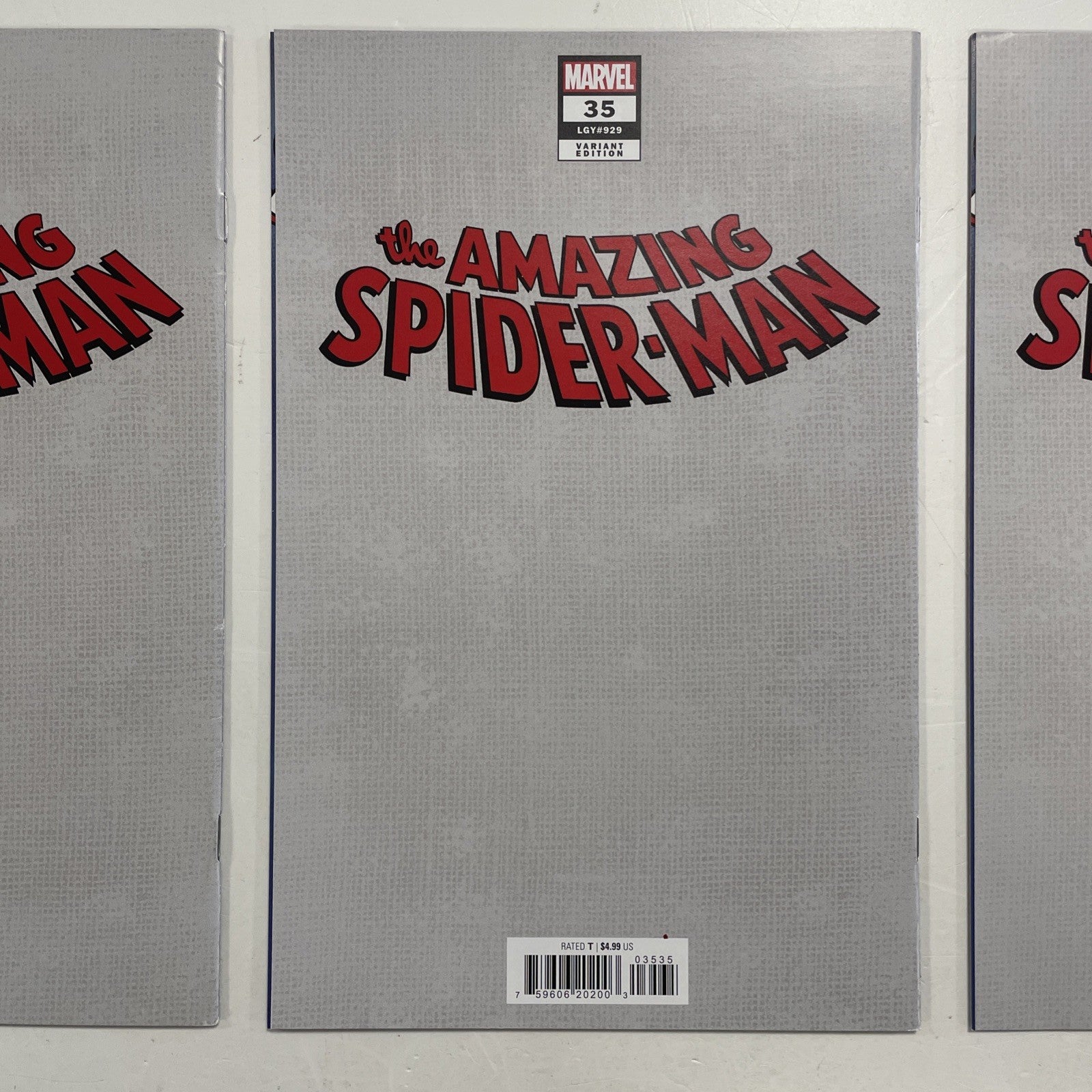 Amazing Spider-Man #35 2023 NM David Finch Trade Virgin Sketch Variant Set7