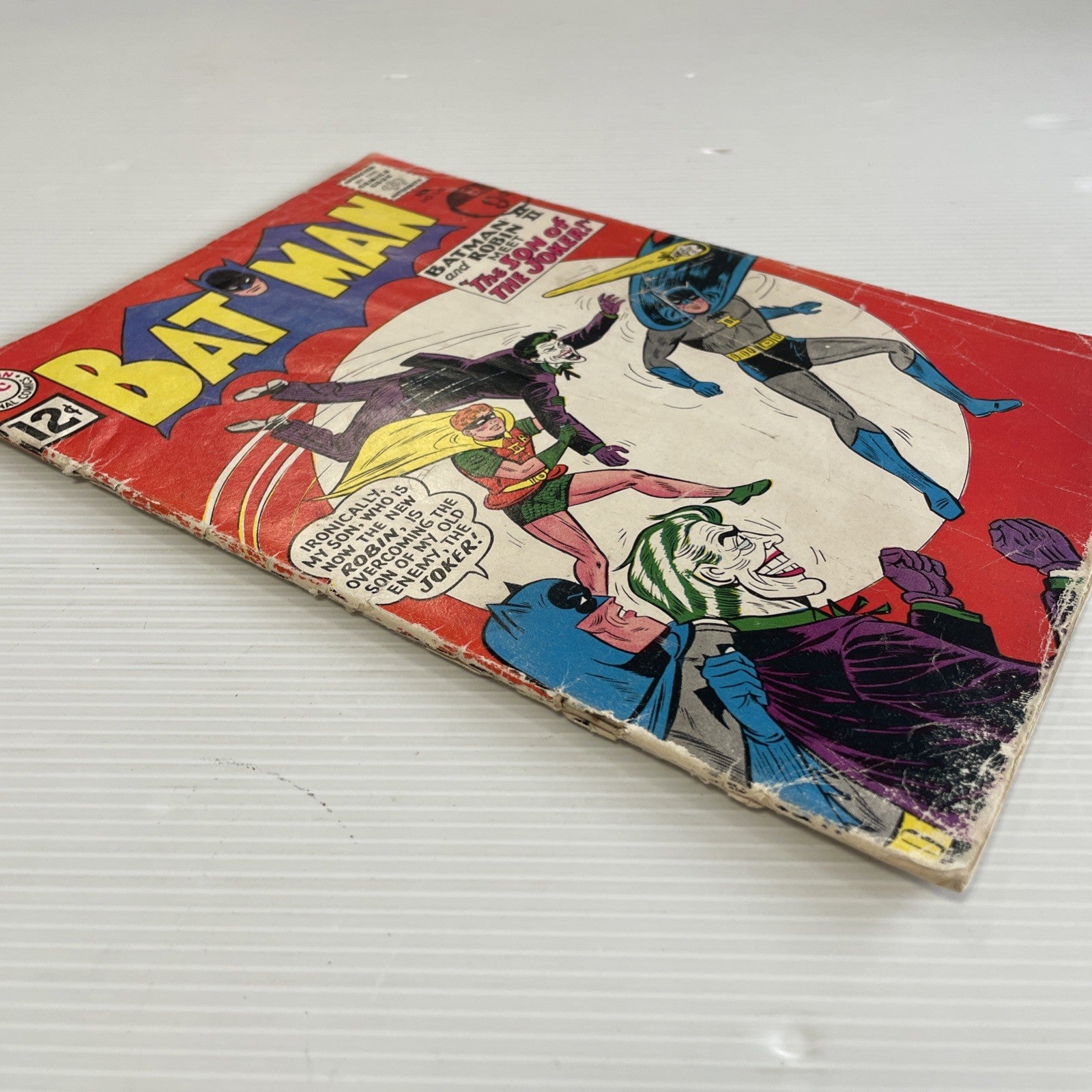 Batman #145 1962 GD Pence Stamp **Water damage, cover detached at bottom staple,3