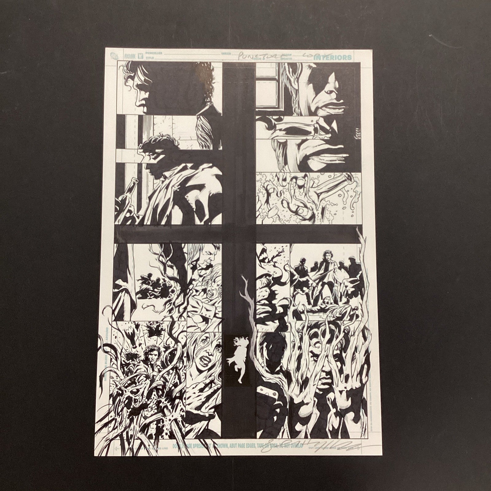 Original Artwork for Puncture Com.X By John Higgins 2004 (unknown Issue & Page)0