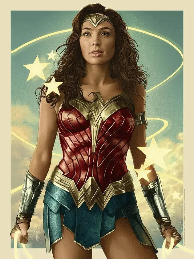 Wonder Woman 3D Lenticular Juan Ruiz Burgos Print Poster Bottleneck BNG DC 20210