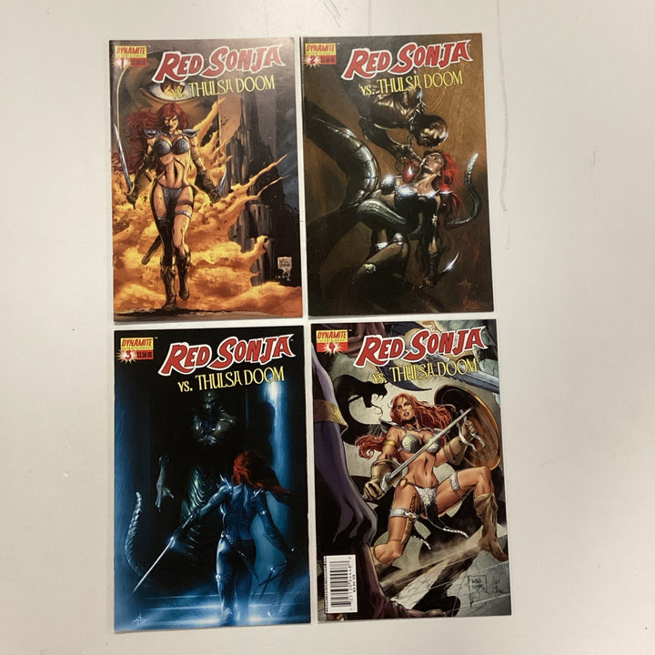 Red Sonja Vs Thulsa Doom #1-4 2006 VF Complete Set Dynamite Comics0