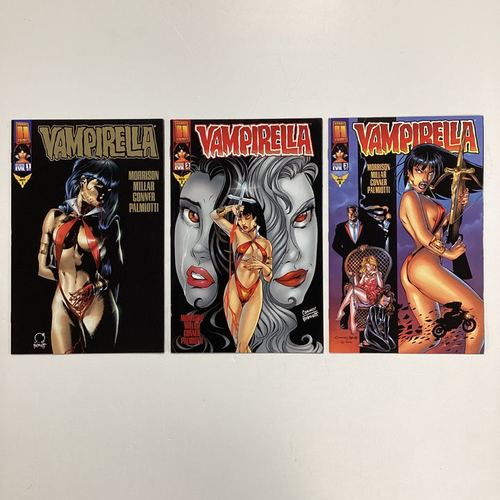 Vampirella Monthly #1, #2 & #3  Avg. VF 1997 Ascending Evil0
