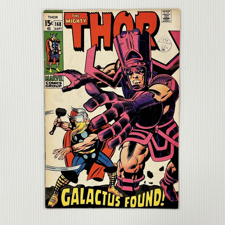 The Mighty Thor #168 1969 FN+ 1st App Thermal Man Cent Copy Pence Stamp