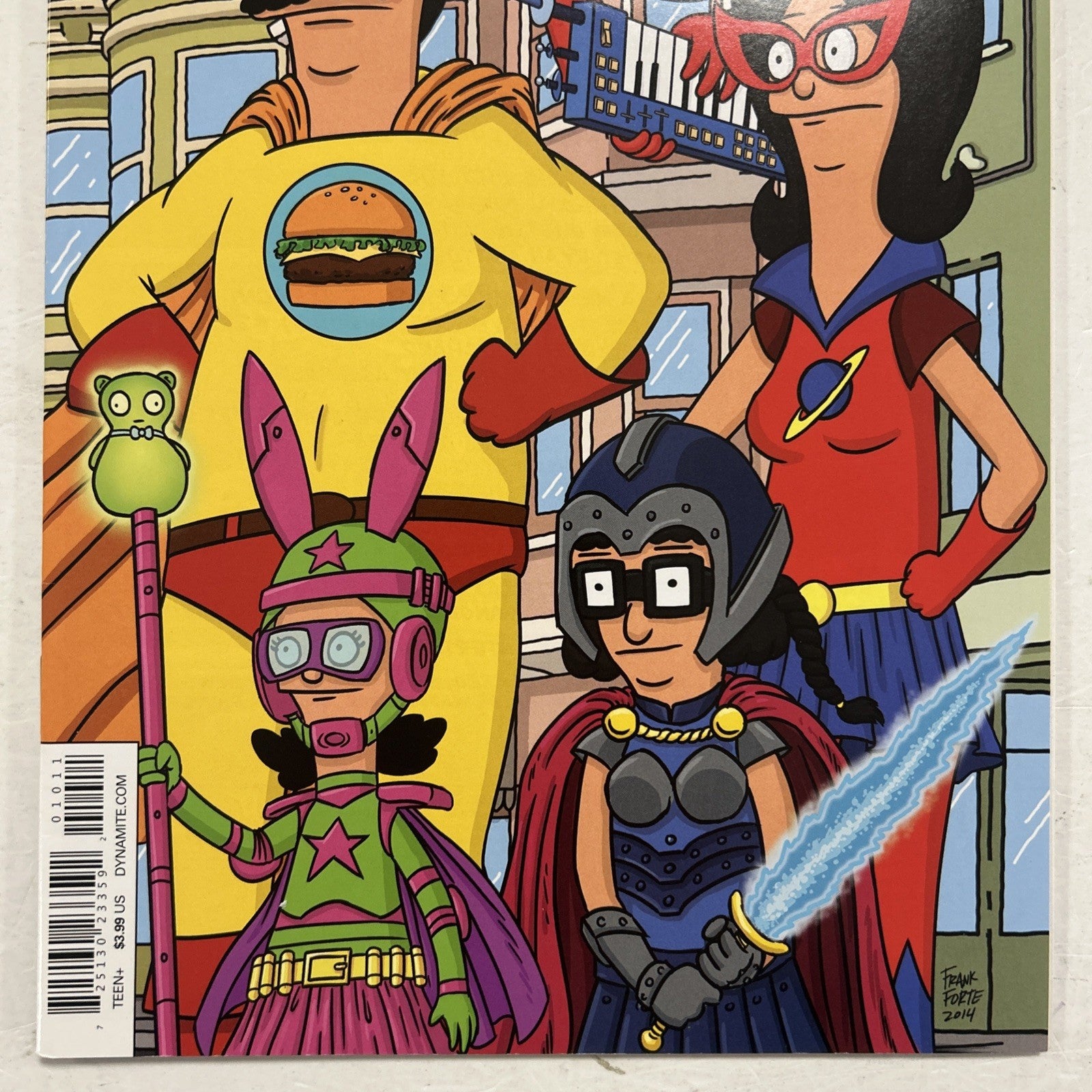 Bob's Burgers #1 2015 VF+ Superhero Variant2