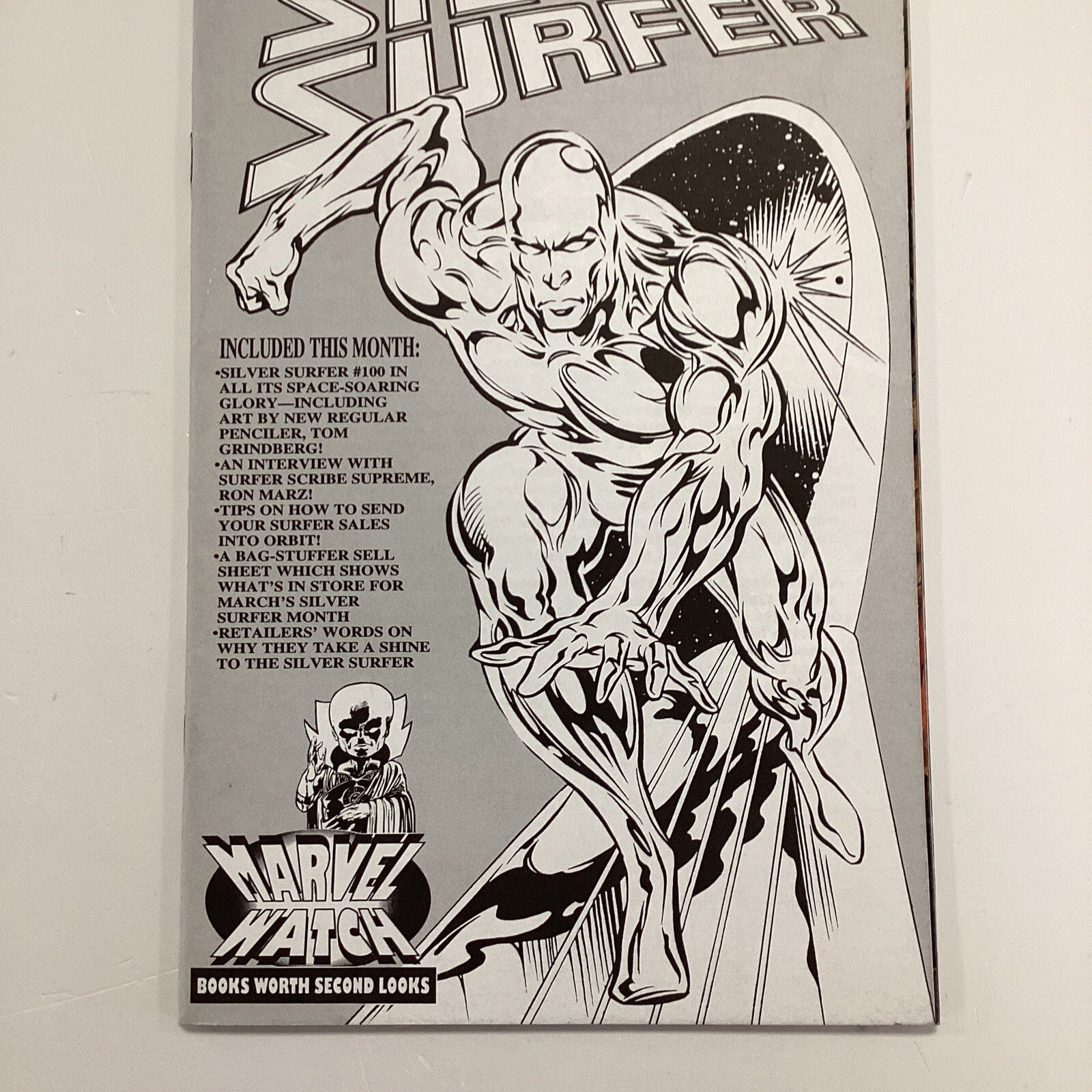 Silver Surfer #100 1995 VF+ Marvel Watch Edition2