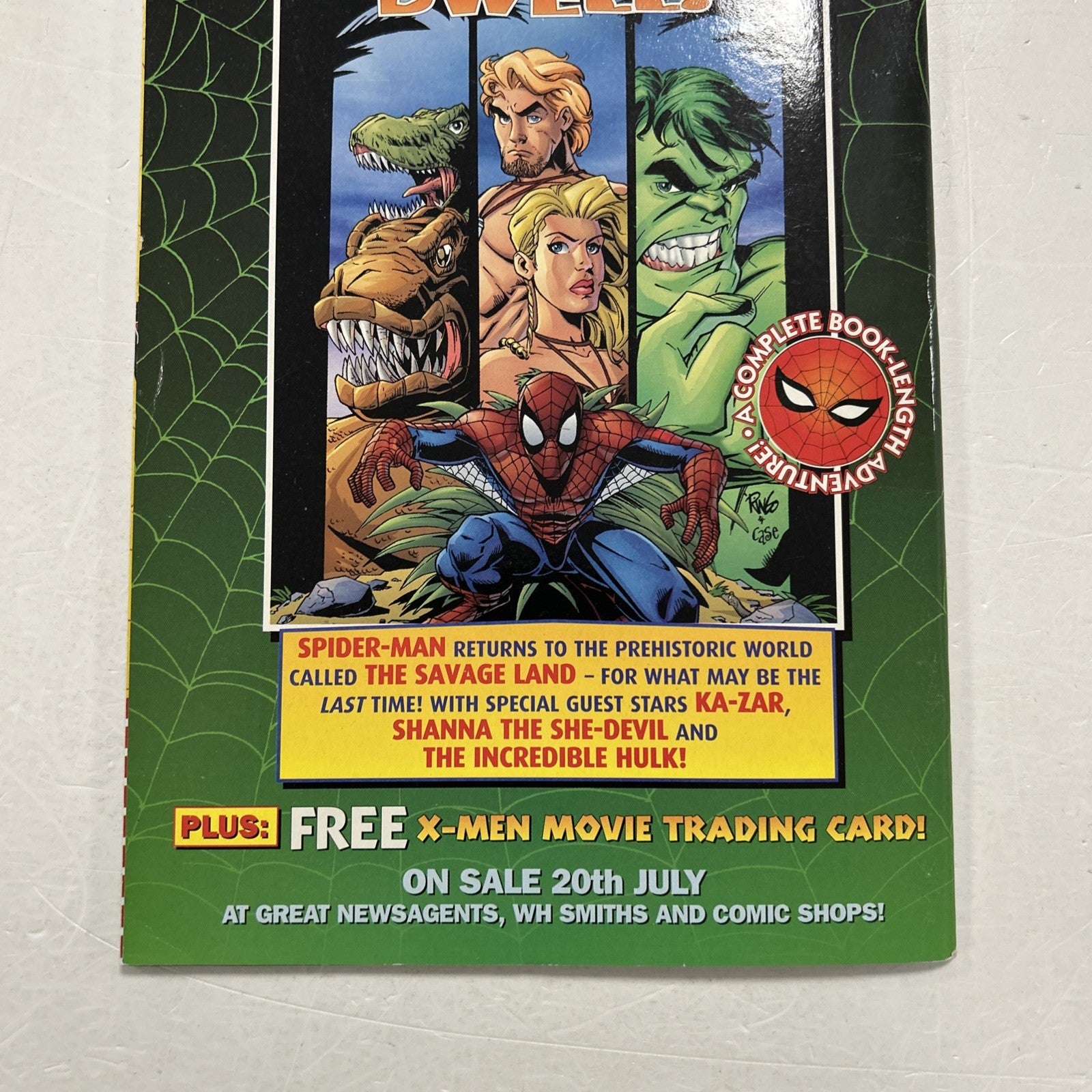 Astonishing Spider-Man #62 2000 VF- UK Marvel Panini Inc. Free Phone Card7