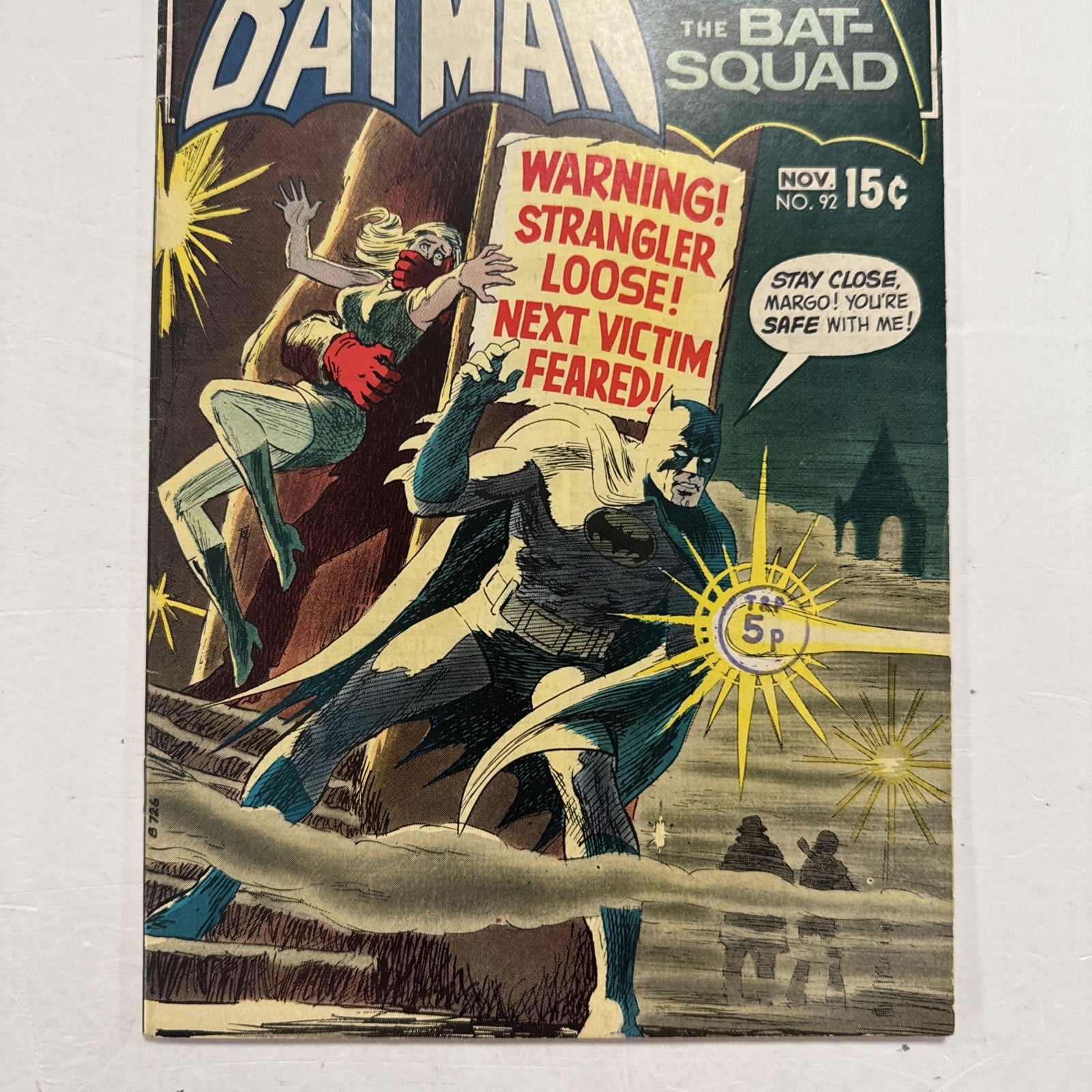 Brave and the Bold #92 1970 FN Batman and the Bat Squad Pence Stamp2