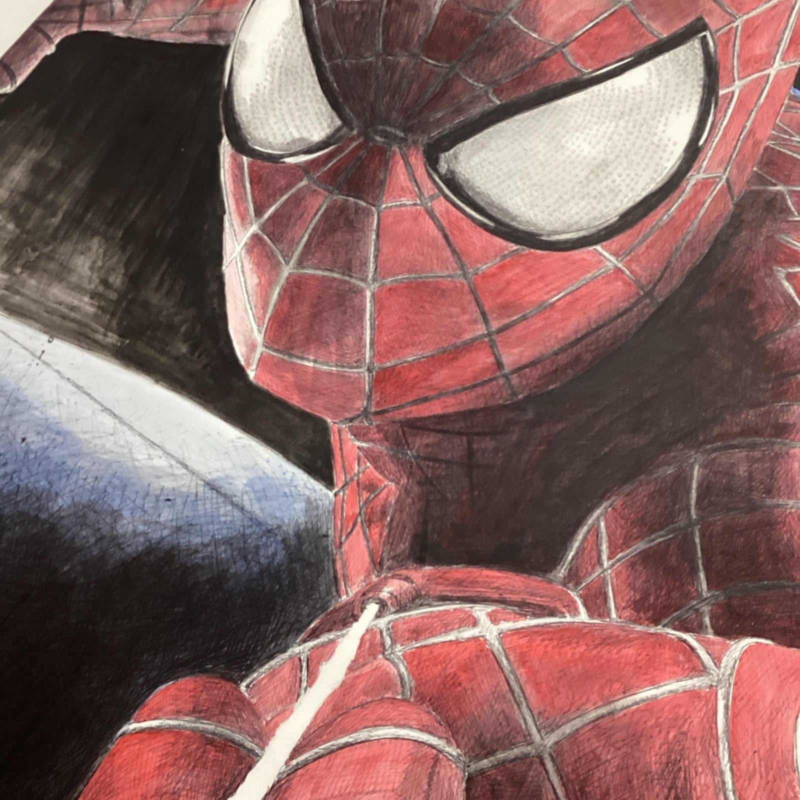 Spider-Man Original Art by Becky Knapp With COA (80x59cm)7