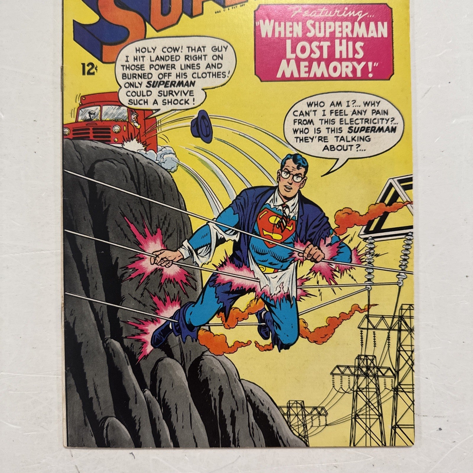 Superman #178 1965 FN Stamp on rear cover2