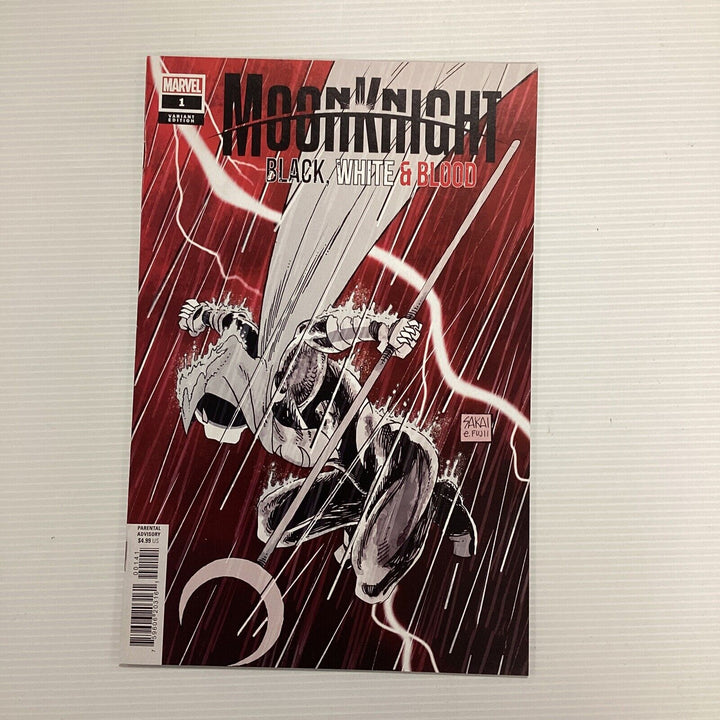 Moon Knight: Black, White & Blood #1 2022 NM 1:25 Stan Sakai Variant