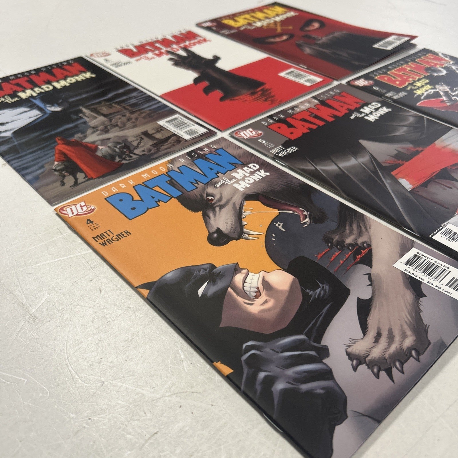 Batman and the Mad Monk #1-6 2006 Mid-High Grade Complete Set Matt Wagner7