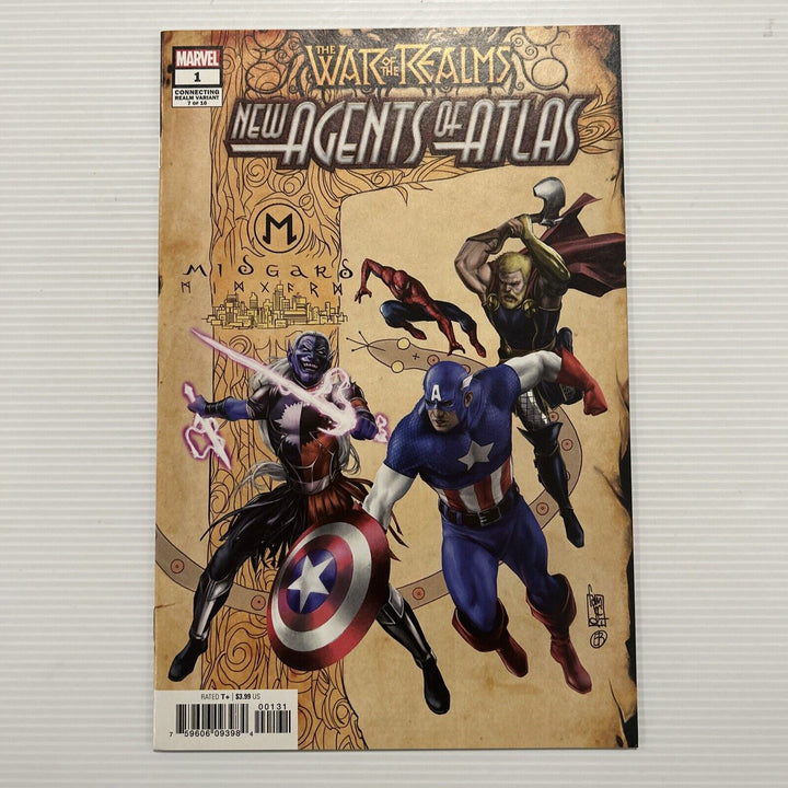 War of the Realms: New Agents of Atlas #1 2019 NM Camucoli connecting variant