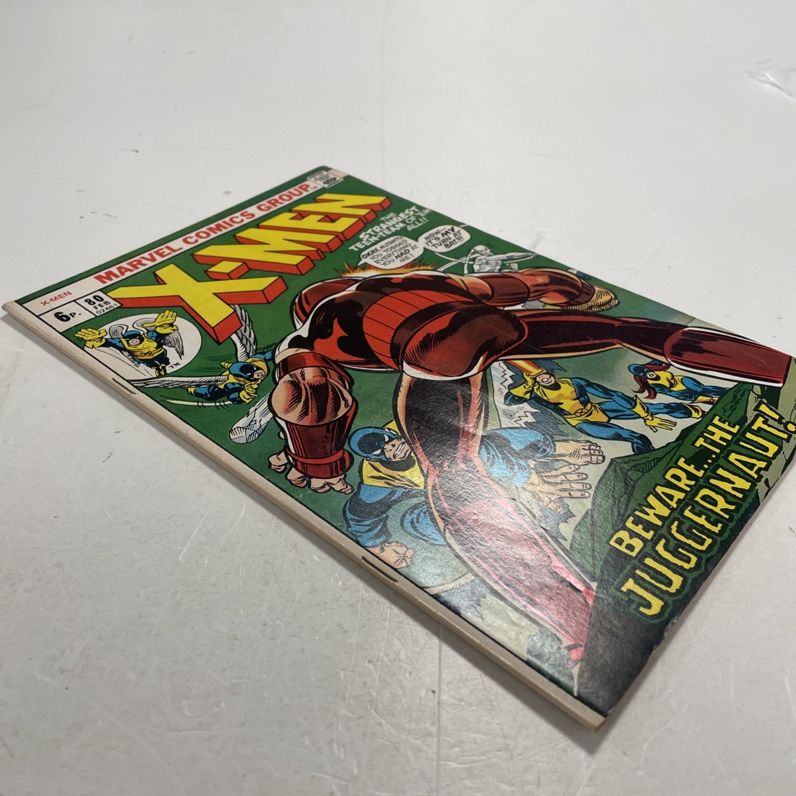 X-Men #80 1972 VG/FN Pence Copy3