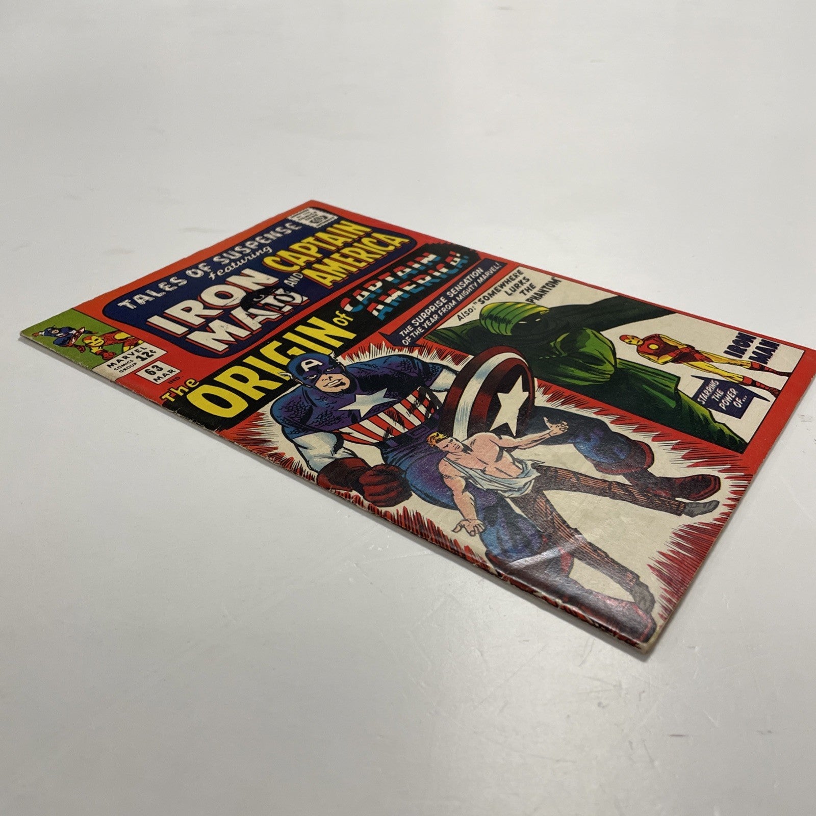 Tales Of Suspense #63 1965 FN- Origin of Captain America Pence Stamp3