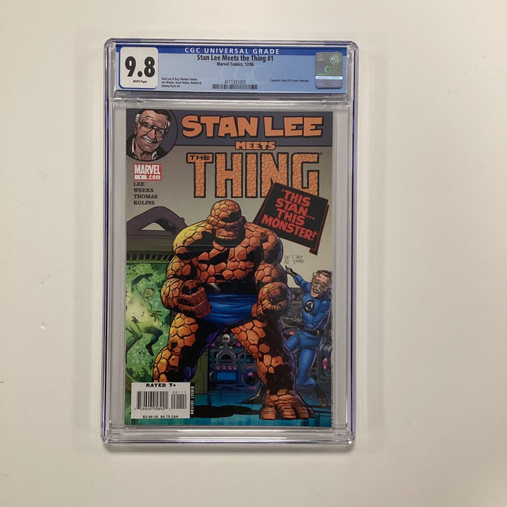 Stan Lee Meets The Thing #1 CGC 9.80