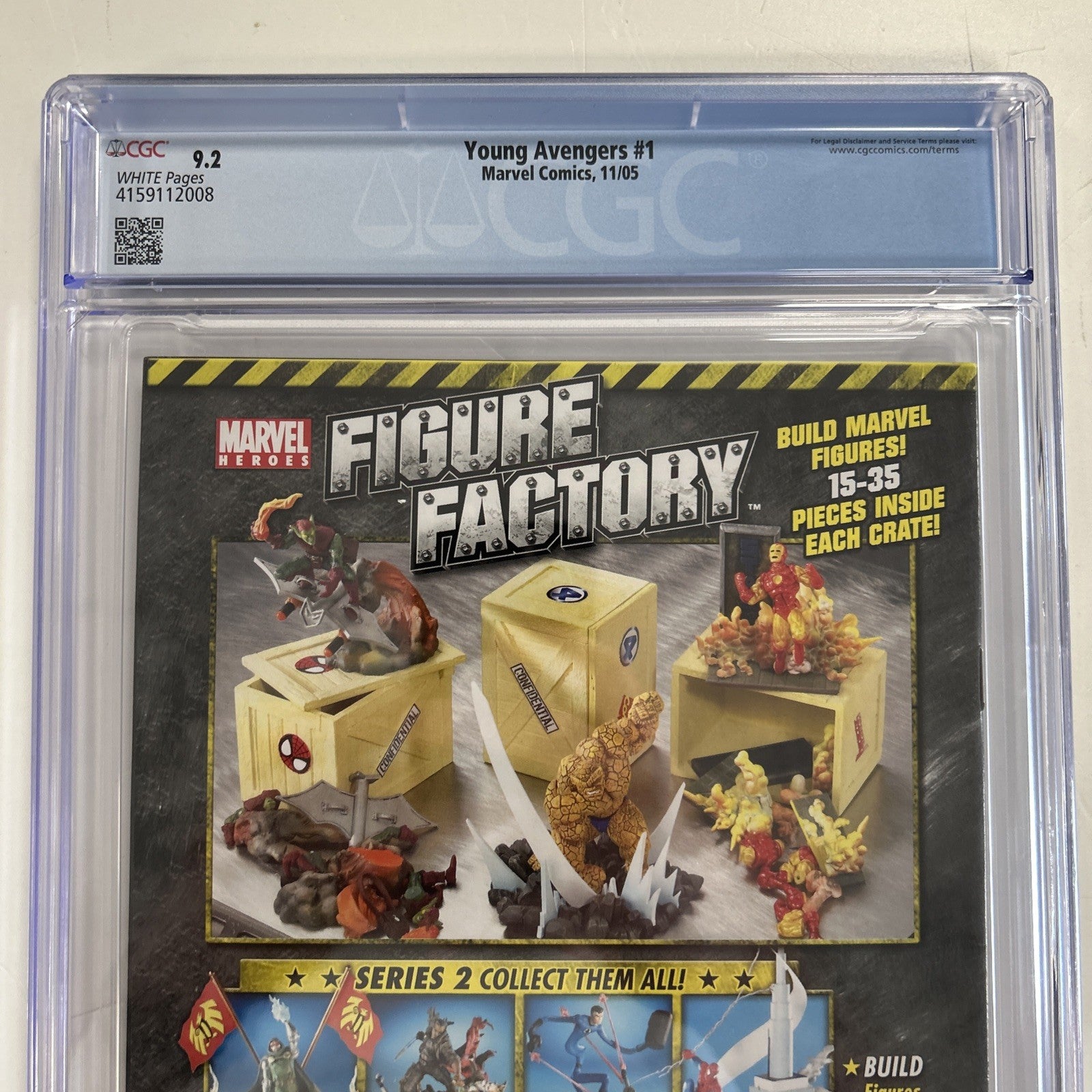 Young Avengers #1 Reprint 2005 9.2 CGC **Reprint edition as issued with Marvel..9