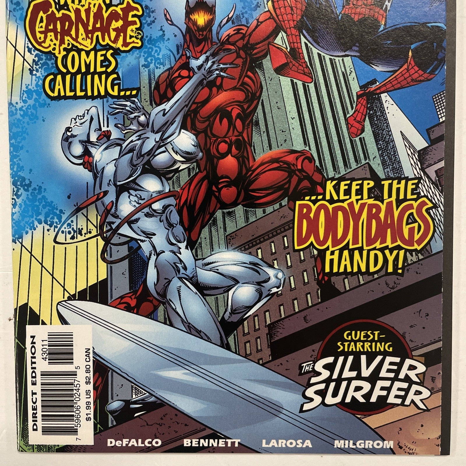 Amazing Spider-Man #430 & #431 1998 VF/NM 1st Appearance Cosmic Carnage3