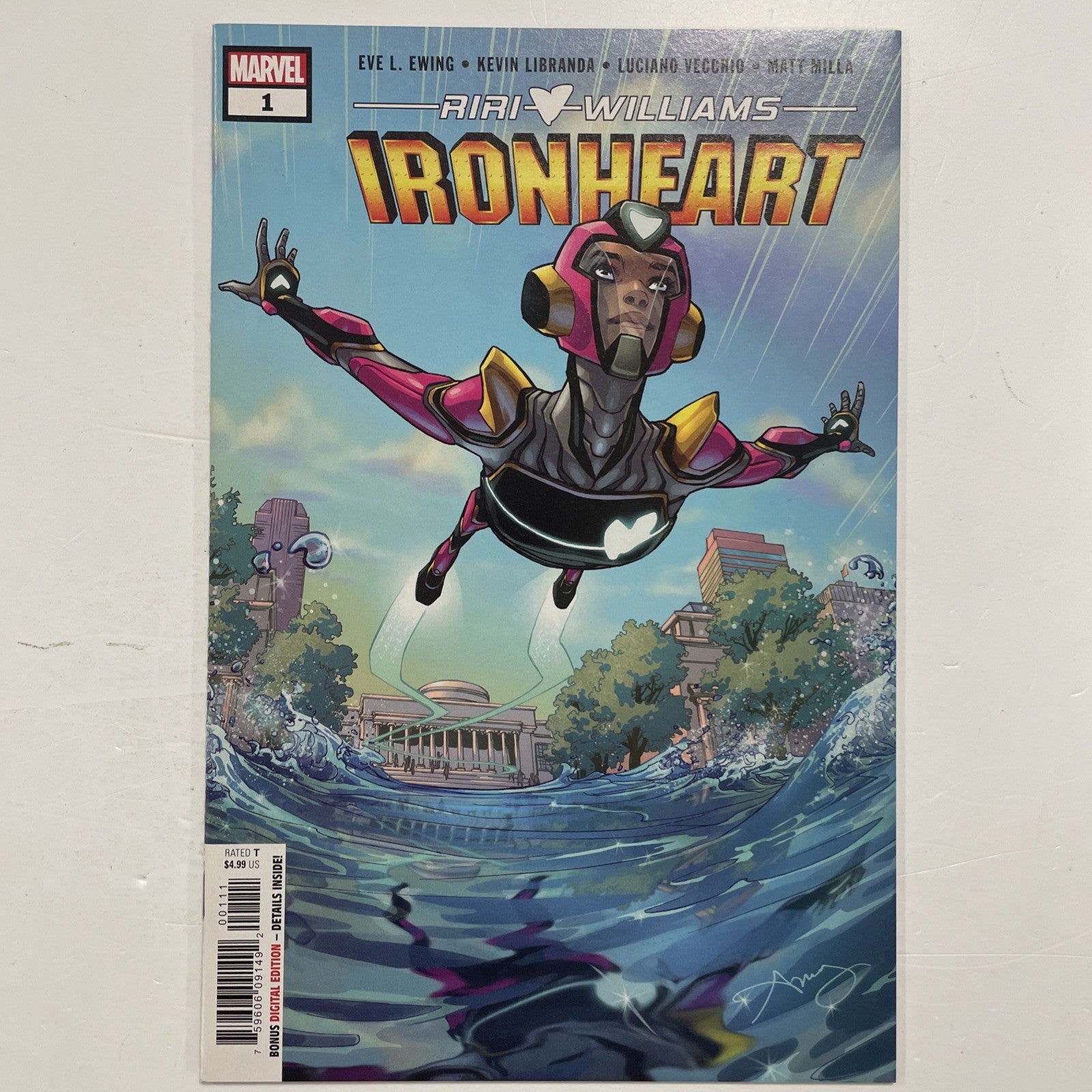 Ironheart #1 2019 NM 1st Riri Williams Iron Man Solo Series0