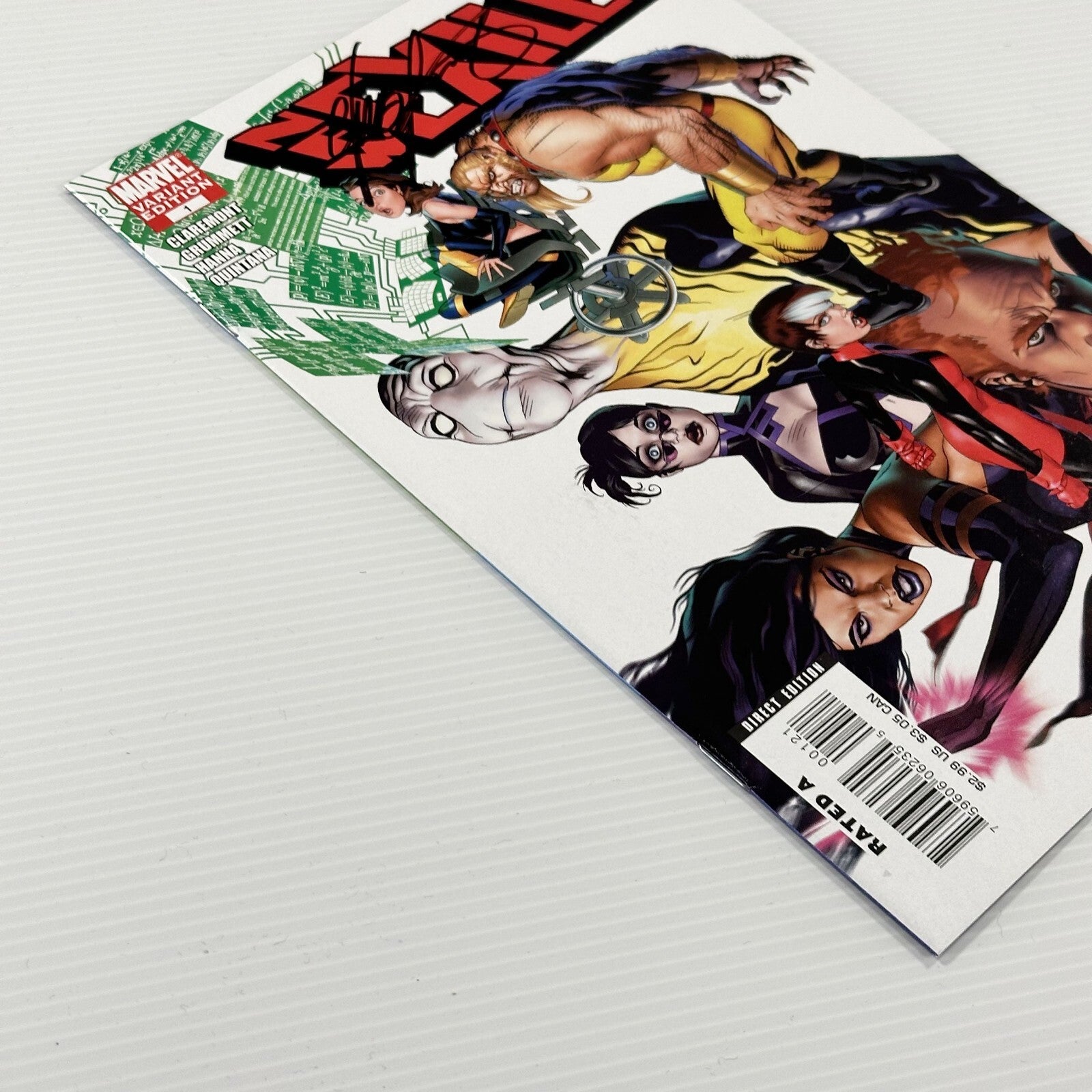 New Exiles #1 2008 NM Signed by Chris Claremont3