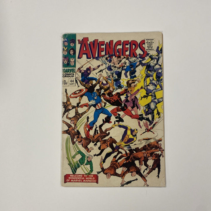 The Avengers #44 1967 VG Pence Copy