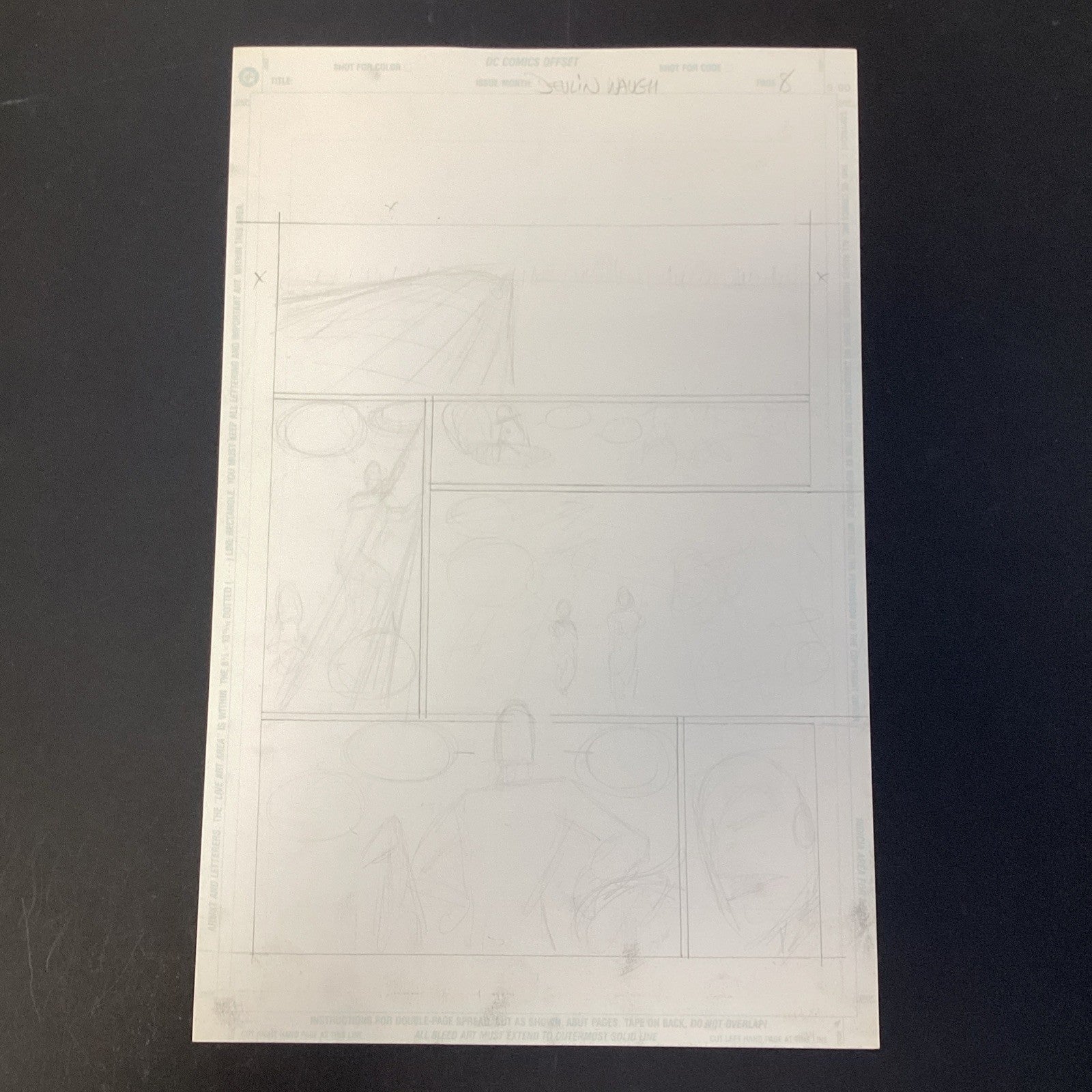 Original Artwork for Judge Anderson Big Robots Page 11 Megazine 258 Dave Taylor6