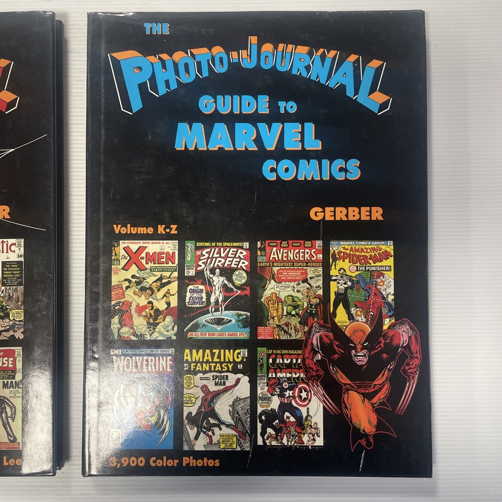 The Photo-Journal Guide to Marvel Comic Vol 3 & 4 A-J & K-Z Gerber Hardcover Set4