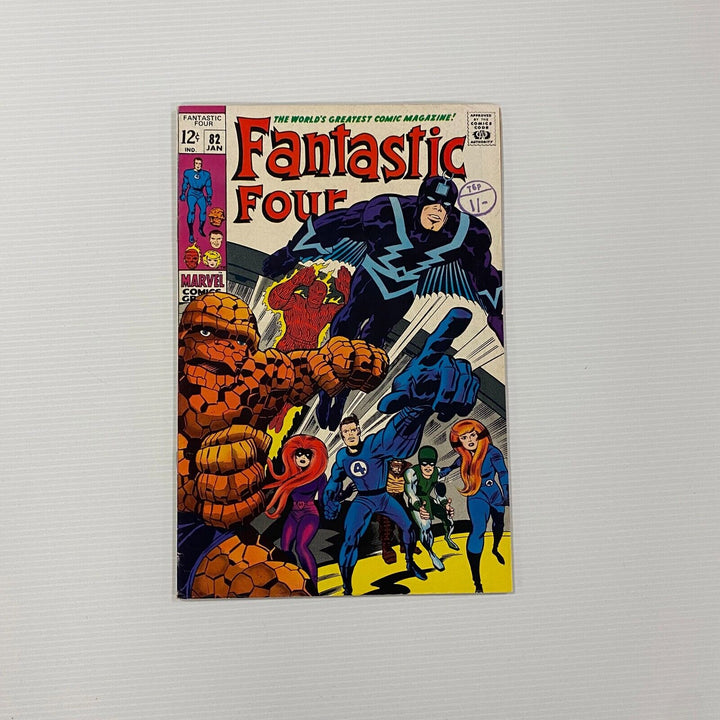 Fantastic Four #82 1969 VF+ Cent Copy Pence Stamp