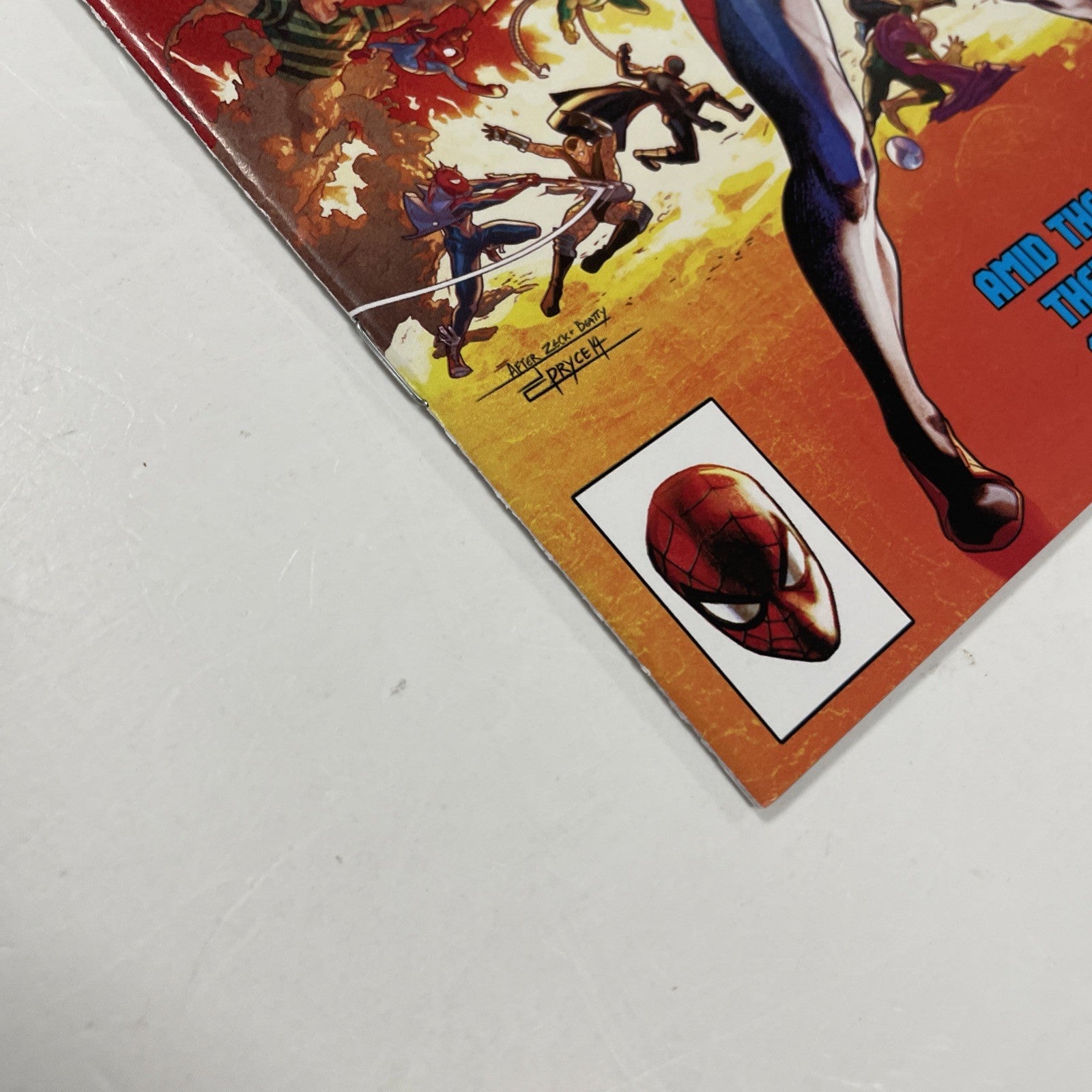 Spider-geddon #0 2018 NM Campbell Secret Wars #8 cover Homage Variant Edition3