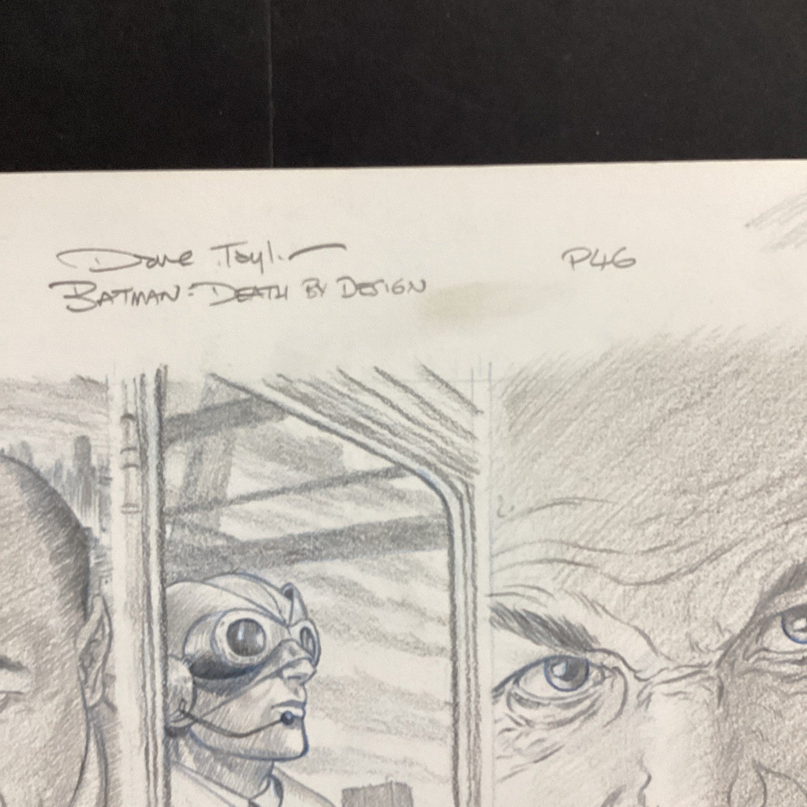 Dave Taylor Original Artwork for DC's Batman: Death by Design page 53 20126