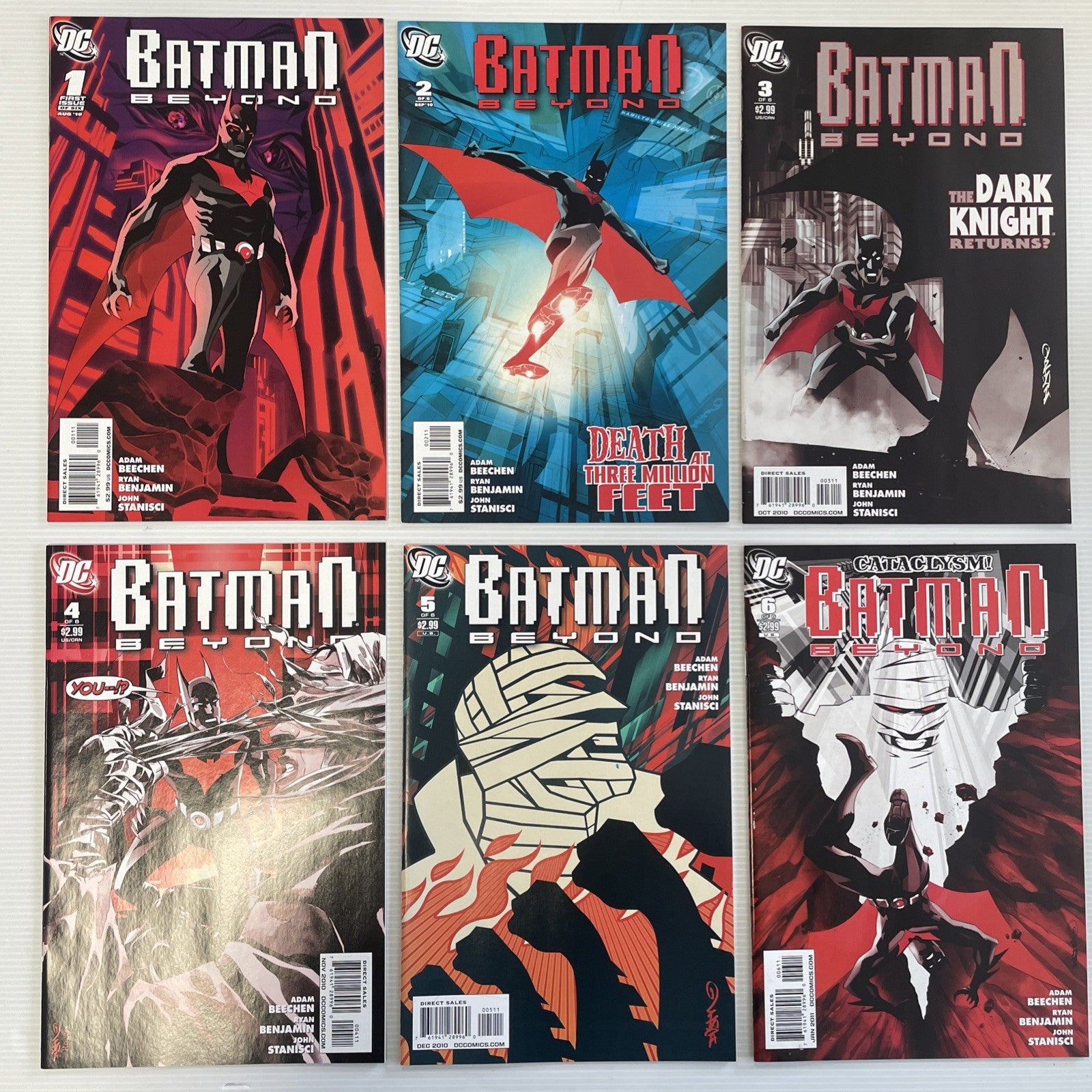 Batman Beyond #1-6 2010 NM Complete Set0