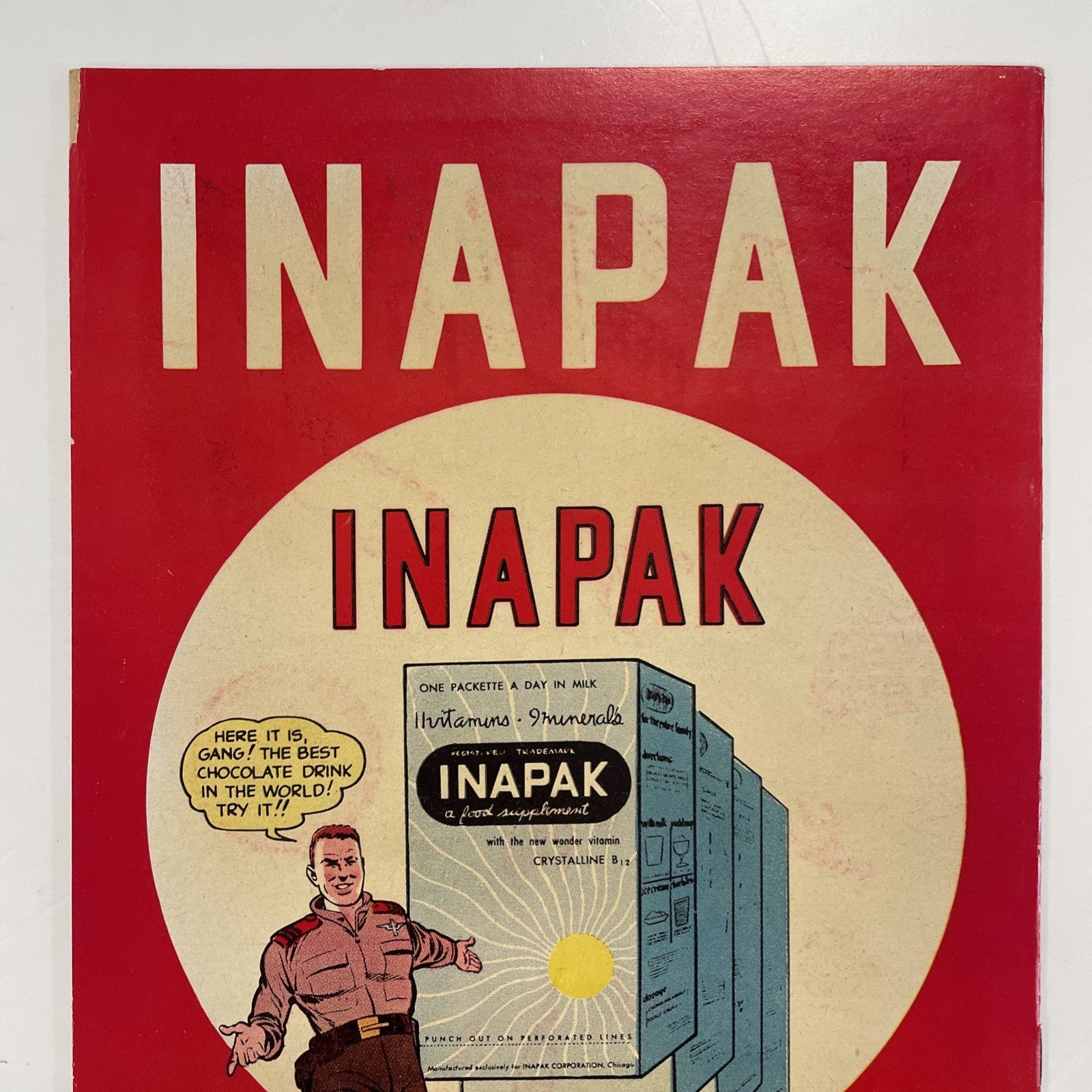 Major Inapak The Space Ace #1 1951 VG/FN Golden Age5