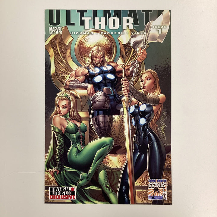 Ultimate Thor #1 2010 NM J. Scott Campbell Comic Con Variant0