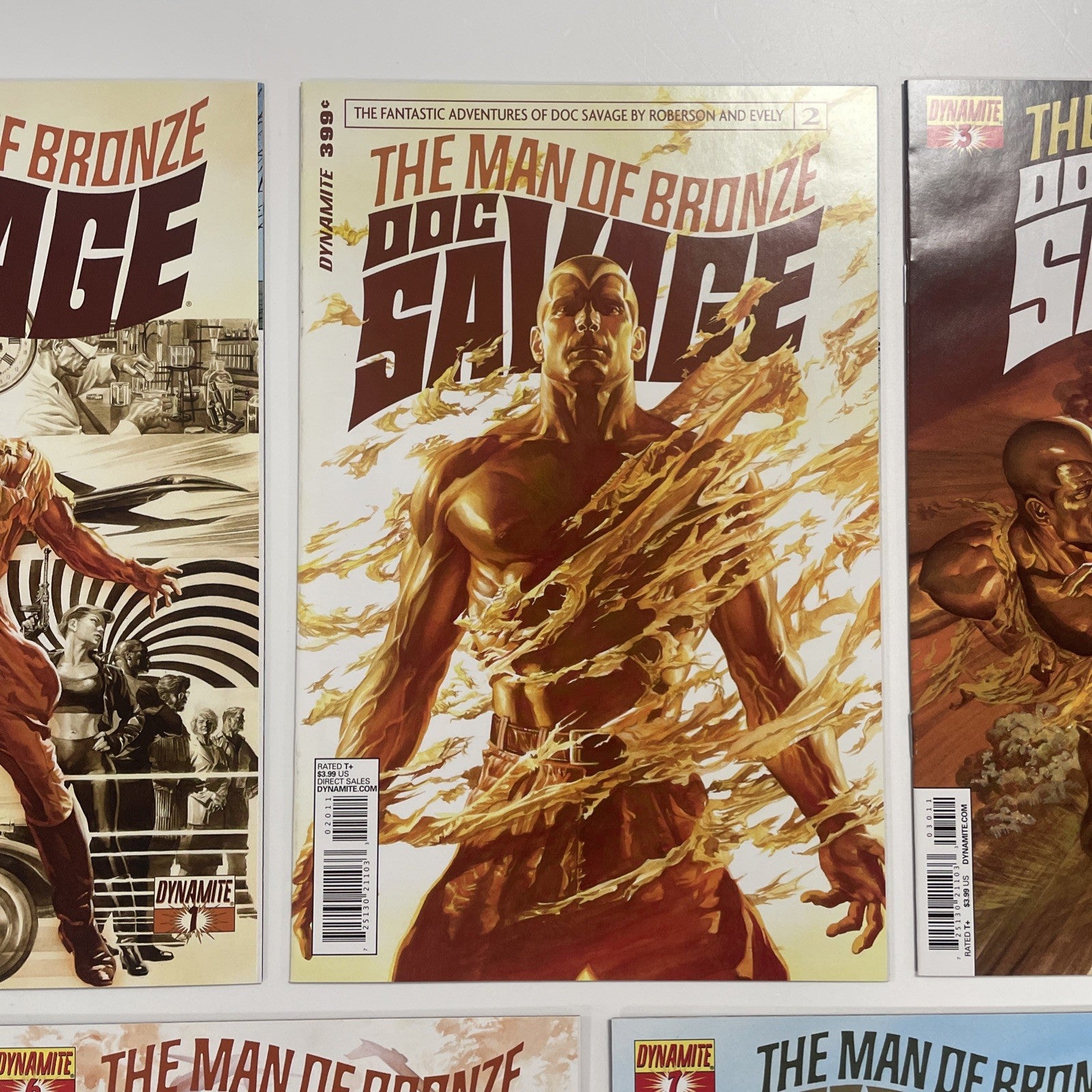 Doc Savage #1-8 & Annual 2013 NM Complete Set Dynamite2