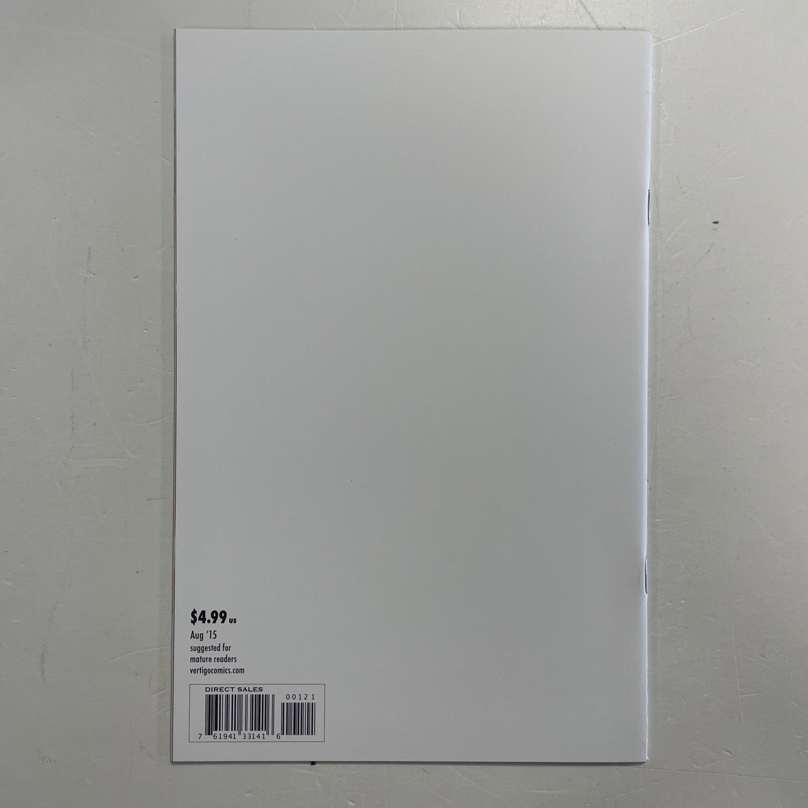 Mad Max Fury Road Furiosa #1 2015 Blank Sketch Variant NM4
