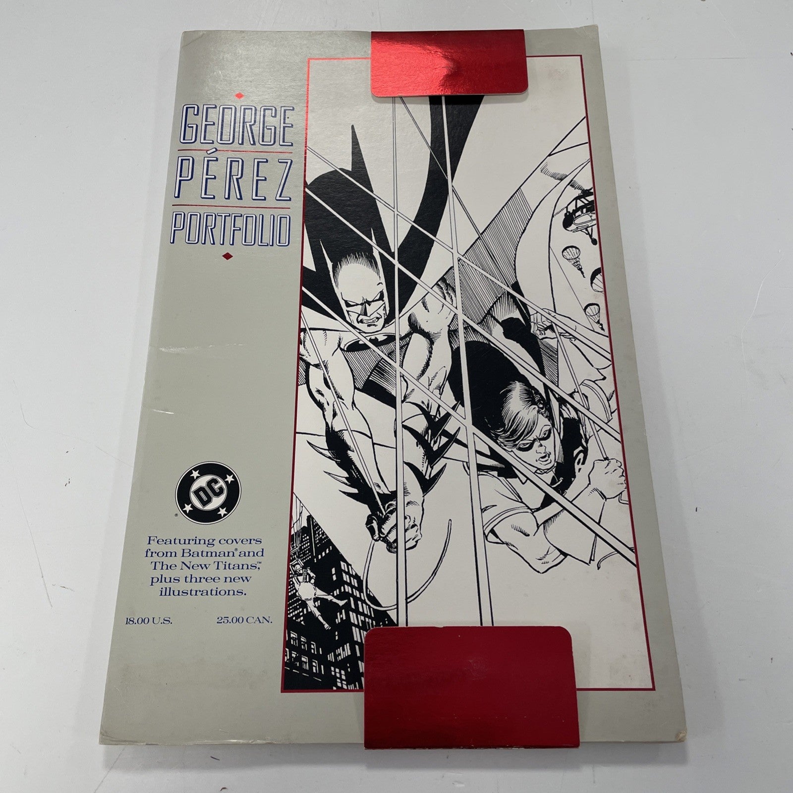 George Perez Portfolio 1990 Collection 12 B+W prints0